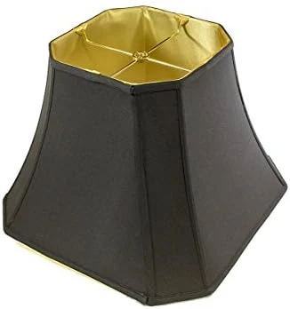 9x16x12 Square Cut Corner Lampshade Eggshell With Brass Spider Fitter - Perfect For Table And Floor Lamps - Large, Egg Shell 8 9x16x12 Square Cut Corner Lampshade Eggshell With Brass Spider Fitter - Perfect For Table And Floor Lamps - Large, Egg Shell - Image 6