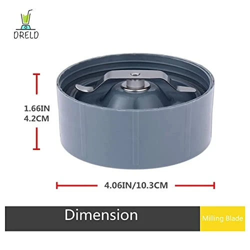 Replacement For Nutri Bullet Milling Blade Extractor Blade Compatible With Nutribullet 600W 900W Blender 4 Replacement For Nutri Bullet Milling Blade Extractor Blade Compatible With Nutribullet 600W 900W Blender - Image 2