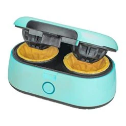 Appliances TS-1402BL Double Waffle Bowl Maker, Standard, Blue -Wilton Shop 41s4vu9mmuL