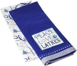 Hanukkah Kitchen Collection Festival Of Lights Celebration Decor, Dish Towel Set, 18x28, Assorted Hanukkah Blessings, 3 Piece -Wilton Shop 41sAsMP9LrL. AC