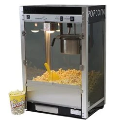 Paragon Contempo Pop 8 Ounce Popcorn Machine For Professional Concessionaires Requiring Commercial Quality High Output Popcorn Equipment, Black And Chrome -Wilton Shop 41sCuJqYAFL