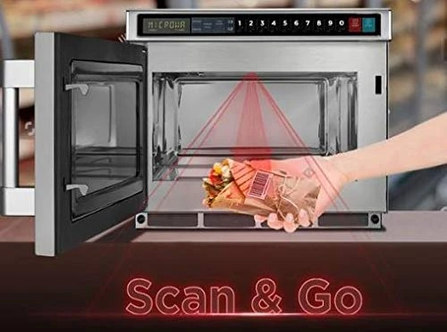 1200 Watt Scanning Commercial Microwave Oven, 1200W, Stainless Steel (1217G1S) 4 1200 Watt Scanning Commercial Microwave Oven, 1200W, Stainless Steel (1217G1S) - Image 2