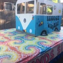 Tie Dye Tablecloth Roll - Tie Dye Theme Disposable Plastic Table Cover 100 FT Long Rainbow Colorful Table Decor For Tie Dye Party Hippie Party 60s Party 70s Party Birthday Party Picnic Kitchen Dining 10 Tie Dye Tablecloth Roll - Tie Dye Theme Disposable Plastic Table Cover 100 FT Long Rainbow Colorful Table Decor For Tie Dye Party Hippie Party 60s Party 70s Party Birthday Party Picnic Kitchen Dining -Wilton Shop 41sJHlXHjGL