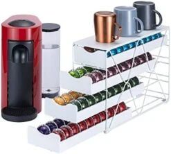 Flagship For Nespresso Pod Holder Drawer Large Mullti Tier Coffee Pod Holder Vertuo (4 Tier (80Pods)) 18 Flagship For Nespresso Pod Holder Drawer Large Mullti Tier Coffee Pod Holder Vertuo (4 Tier (80Pods)) -Wilton Shop 41sOuUVOFFL. AC