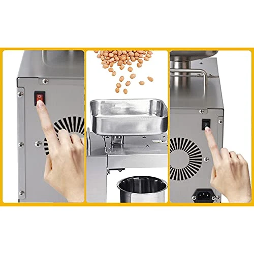 110V 600W Auto Oil Press Machine, Commercial Olive Extractor Expeller Stainless Steel Hot/Cold Oil Extractor For Peanut Nuts Walnut Seed Olive 7 110V 600W Auto Oil Press Machine, Commercial Olive Extractor Expeller Stainless Steel Hot/Cold Oil Extractor For Peanut Nuts Walnut Seed Olive - Image 5