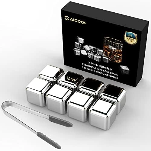 Whiskey Stones 16 Pack,Reusable Ice Cubes, High Cooling Technology,Stainless Steel Ice Cubes, For Whiskey, Vodka, Liqueurs, Wine,Beverage Juice Or Soda, Pack Of 16 12 Whiskey Stones 16 Pack,Reusable Ice Cubes, High Cooling Technology,Stainless Steel Ice Cubes, For Whiskey, Vodka, Liqueurs, Wine,Beverage Juice Or Soda, Pack Of 16 - Image 10