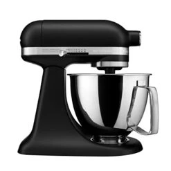 KitchenAid Aid Artisan Mini Plus 3.5-Qt. Tilt-Head Stand Mixer With Flex Edge Beater, Black Matte