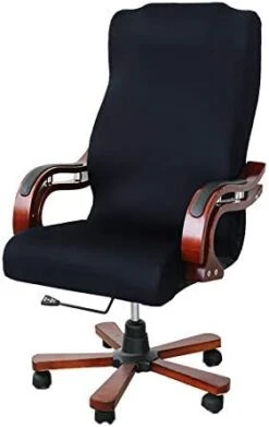 Seiyue Slipcovers Cloth Chair Pads Removable Cover Stretch Cushion Resilient Fabric Office Desk Chair Cover (Only Cover,No Chair) -Wilton Shop 41t5HeViJVL. AC