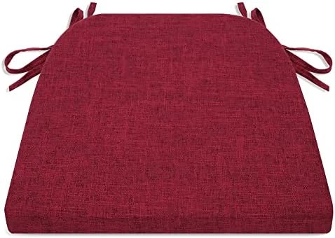 Chair Pads With Ties For Dining Room Chairs Set Of 4 High Density Foam Padded Cushion Non Slip U Shaped Kitchen Chair Seat Cushions 16x16.5 Inch White Beige 9 Chair Pads With Ties For Dining Room Chairs Set Of 4 High Density Foam Padded Cushion Non Slip U Shaped Kitchen Chair Seat Cushions 16x16.5 Inch White Beige - Image 7