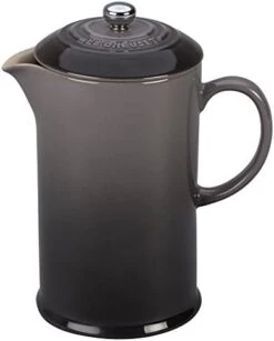 Le Creuset Stoneware French Press, 34 Oz., Artichaut -Wilton Shop 41tE K8LODL. AC