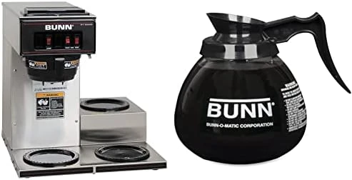BUNN® VP17-3, 12-Cup Low Profile Pourover Commercial Coffee Maker, 3 Lower Warmers, 13300.0003 8 BUNN® VP17-3, 12-Cup Low Profile Pourover Commercial Coffee Maker, 3 Lower Warmers, 13300.0003 - Image 6