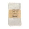 Plain White Striped Cotton Blended Dinner Cloth Napkins - Set Of 12 (17 X 17 Inches) - For Events & Home Use (Grey) -Wilton Shop 41tNvMp3ogL