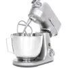 Tilt-Head Electric Stand Mixer | 7-Speed, 350-Watt Motor | Includes 5.3-Quart Bowl, Flat Beater, Dough Hook, Wire Whisk & Pouring Shield | Countertop Kitchen Essentials | Granite Gray -Wilton Shop 41tXy9j54uL