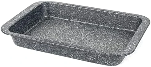 Salter BW07032EU7 Roasting Pan, Ultra Non-Stick Performance, Carbon Steel Roaster For Meat Joints, Vegetables, Deep Baking Tray, BPA/PFOA-Free, Megastone Collection, Black/Silver, 36 Cm 8 Salter BW07032EU7 Roasting Pan, Ultra Non-Stick Performance, Carbon Steel Roaster For Meat Joints, Vegetables, Deep Baking Tray, BPA/PFOA-Free, Megastone Collection, Black/Silver, 36 Cm - Image 6