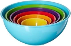 Gourmet Home Products Nested Polypropylene Mixing Bowl Set, 6 Piece ,Red 16 Gourmet Home Products Nested Polypropylene Mixing Bowl Set, 6 Piece ,Red -Wilton Shop 41tkexpNzgL. AC