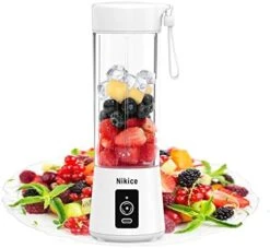 Portable Blender,Personal Size Blender Juicer Cup,Smoothies And Shakes Blender,Handheld Fruit Machine,Blender Mixer Home (blue) -Wilton Shop 41u7gb8NyvL. AC