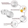 6 Inch Cake Pan, Round Cake Pan Tier Baking Pans Set Stainless Steel, Fit In Pot Pressure Cooker Air Fryer, Healthy & Toxic Free, Mirror Finish & Heavy Duty, Oven & Dishwasher Safe - Set Of 3 -Wilton Shop 41uAHrWSyBS