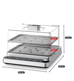 AYENCI Soup Pot, Folding Speed Steamer Electric Steamer Household Small Multi-Function Large Capacity Three Layer Multilayer Electric Steamer 9 AYENCI Soup Pot, Folding Speed Steamer Electric Steamer Household Small Multi-Function Large Capacity Three Layer Multilayer Electric Steamer -Wilton Shop 41uMosBNUvL 1