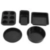 5pcs Nonstick Bakeware Set, Cup Cake Mold Cake Mold Square And Rectangular Baking Tray Pizza Plate Carbon Steel Oven Bakeware Baking Set -Wilton Shop 41uOyBfZv2L 1