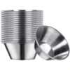 18 Pack Stainless Steel Condiment Sauce Cups Great For Dipping And Portion Cups, 1.5 Oz 1 18 Pack Stainless Steel Condiment Sauce Cups Great For Dipping And Portion Cups, 1.5 Oz -Wilton Shop 41uVpTcnJlL