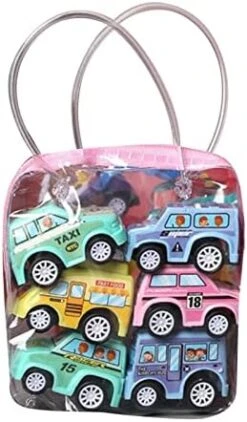 CANAFA 6pcs Car Model Toy Pull Back Car Toys Mobile Vehicle Children Mini Cars Boy Toys Gift Kids Sewing Set For Boys -Wilton Shop 41uXW790RYL. AC