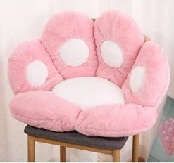 Cat Paw Cushion Plush Lazy Sofa Seat Cushion Cute Cozy Floor Pillow Pads For Living Room Bedroom Dining Room Balcony Chair Cushion(Pink) -Wilton Shop 41uYkdHZJbL. AC