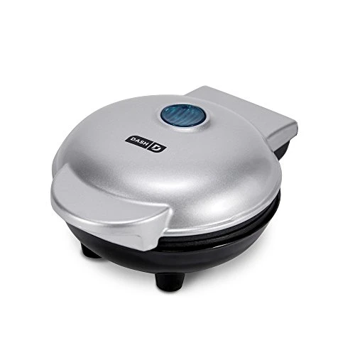 Dash Ash DMS001SL Mini Maker Electric Round Griddle + Included Recipe Book, Silver & DMW001RD Machine For Individual, Paninis, Hash Browns, & Other Mini Waffle Maker, 4 Inch, Red 3 Dash Ash DMS001SL Mini Maker Electric Round Griddle + Included Recipe Book, Silver & DMW001RD Machine For Individual, Paninis, Hash Browns, & Other Mini Waffle Maker, 4 Inch, Red