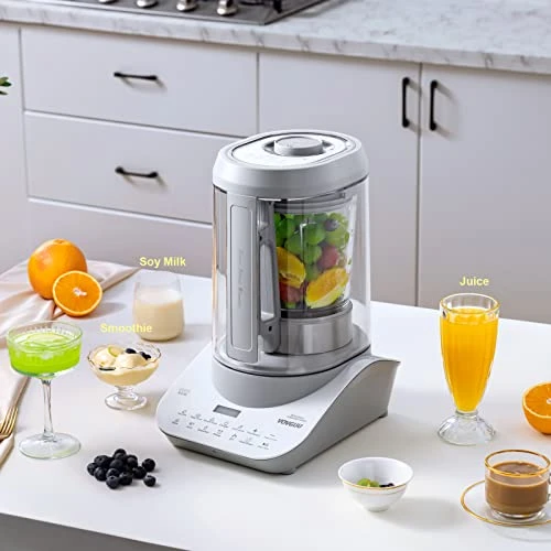 Quiet Blender Commercial Low Noise Soundproof Heat Milk, Soup, Quiet Smoothie Blender 48oz./1.5L Self-Cleaning 4 Quiet Blender Commercial Low Noise Soundproof Heat Milk, Soup, Quiet Smoothie Blender 48oz./1.5L Self-Cleaning - Image 2