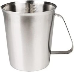 Measuring Cup, Stainless Steel Measuring Cup (16 Ounce/ 0.5 Liter- 2 Cup), Milk Frothing Pitcher, Steaming Pitcher, Milk Frothing Cup Jug With Marking With Handle For Espresso Machines, Latte Art -Wilton Shop 41urgspKlQL. AC