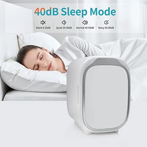 Mini-Skincare-Fridge-for-Bedroom, 6 Liter/8 Can AC/DC Portable Thermoelectric Cooler And Warmer Compact Refrigerator, Portable Small Fridge For Skincare Foods Medications 4 Mini-Skincare-Fridge-for-Bedroom, 6 Liter/8 Can AC/DC Portable Thermoelectric Cooler And Warmer Compact Refrigerator, Portable Small Fridge For Skincare Foods Medications - Image 2