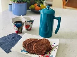 Double-Walled Stainless Steel French Press Coffee Maker, Dilly Bean Green, 34 Fl Oz. -Wilton Shop 41uwnatXtyL