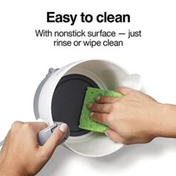 32oz Adjustable Temperature Electric Hot Pot Kettle For Tea, Boiling Water, Cooking Noodles And Soup, White (48507PS) -Wilton Shop 41v0HOCTcjL