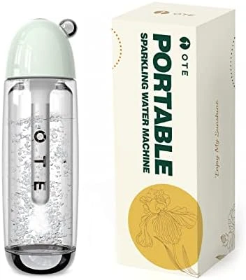 Portable Carbonated Water Machine, Soda Maker For Home 450ml, Sparkling Water Maker Single Bottle (RaincolorH1_Silver) 7 Portable Carbonated Water Machine, Soda Maker For Home 450ml, Sparkling Water Maker Single Bottle (RaincolorH1_Silver) - Image 5