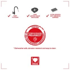 Peugeot - Appolia Square Oven Dish - Ceramic Baker With Handles - Terracotta, 9 X 2.5 Inches, (61111) 10 Peugeot - Appolia Square Oven Dish - Ceramic Baker With Handles - Terracotta, 9 X 2.5 Inches, (61111) -Wilton Shop 41vDc042yaL