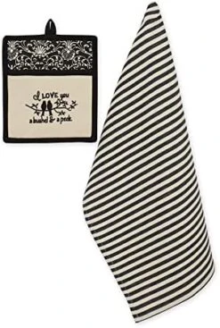 Gift Set Collection Kitchen Set, Potholder & Dishtowel Set, Lemon Plaid, 2 Piece -Wilton Shop 41vIBvputdL. AC