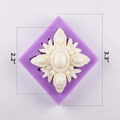 Pearl Diamond Brooch Silicone Fondant Broach Mold High Definition Quality Wedding Cake Topper Jewelry Decoration Birthday Party Gemstone Cupcake Tool For Sugarcraft, Polymer Clay, Crafting 6 Pearl Diamond Brooch Silicone Fondant Broach Mold High Definition Quality Wedding Cake Topper Jewelry Decoration Birthday Party Gemstone Cupcake Tool For Sugarcraft, Polymer Clay, Crafting -Wilton Shop 41vITT6uRGL