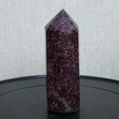 B1528- Natural Almandine Wine Red Garnet Crystal Mineral Healing Point Obelisk