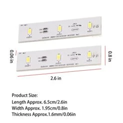 2Pcs Freezer Led Light Strip Bar Electronic Components Dc12V Freezer Cooler Fridge Refrigerator Led Light Strip Bar For Sw Bx02B Dc 12V -Wilton Shop 41vQBTLyGdL