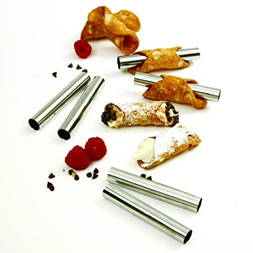 Stainless Steel Mini Cannoli Form, Set Of 6, 6-Pack 4 Stainless Steel Mini Cannoli Form, Set Of 6, 6-Pack - Image 2