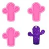 3 PCS Cute Glossy Cactus Shaped Keychain Silicone Mold With Hole For DIY Candy Pudding Luggage Tag Crystal Desserts Gum Paste Cake Decoration Pendant Fondant Mold Earrings Trinket Jelly Shots 2 3 PCS Cute Glossy Cactus Shaped Keychain Silicone Mold With Hole For DIY Candy Pudding Luggage Tag Crystal Desserts Gum Paste Cake Decoration Pendant Fondant Mold Earrings Trinket Jelly Shots -Wilton Shop 41vTYxpSojL