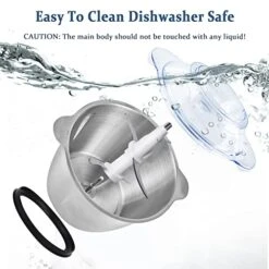 Food Chopper, 5 Cup Food Processor Mini Electric, 250W Meat Grinder With 4 Bi-Level Blades, Small Stainless Steel Mincer For Kitchen, Vegetable, Onion, Garlic, Salad, Baby Food, Fruit, Nuts 9 Food Chopper, 5 Cup Food Processor Mini Electric, 250W Meat Grinder With 4 Bi-Level Blades, Small Stainless Steel Mincer For Kitchen, Vegetable, Onion, Garlic, Salad, Baby Food, Fruit, Nuts -Wilton Shop 41vU0Jy8bgL