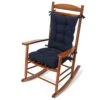 Indoor Rocking Chair Cushion For Rocking Chair Pads Back And Seat Sets With Ties 2 Piece Navy Blue 2 Indoor Rocking Chair Cushion For Rocking Chair Pads Back And Seat Sets With Ties 2 Piece Navy Blue -Wilton Shop 41vXkvRimWL