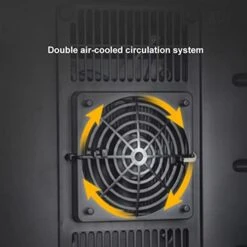 QYTECbx Freestanding Wine Cellars Thermostatic Electronic Wine Storage Cabinet 12 Bottles Mini Drink Wine Cooler Fridge For Home Bar Office -Wilton Shop 41veAkeqELL