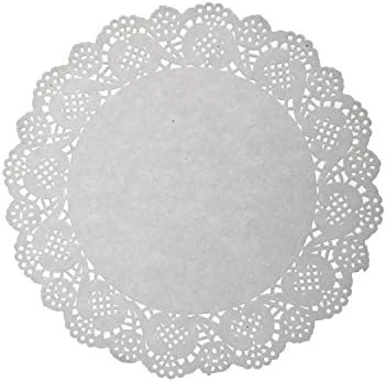 100 Pieces White Lace Round Paper Doilies Cake Packaging Pads Wedding Tableware Decoration (13.5 Inch) 5 100 Pieces White Lace Round Paper Doilies Cake Packaging Pads Wedding Tableware Decoration (13.5 Inch) - Image 3