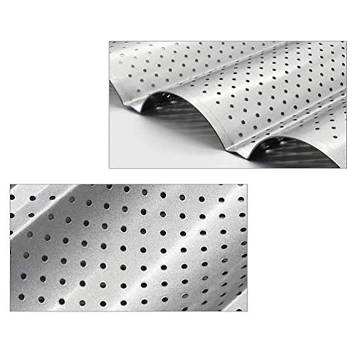 Baguette Baking Pan Non Stick Coating Perforated Baguette Bread Pans For French Bread Baking Supplies 5 Baguette Baking Pan Non Stick Coating Perforated Baguette Bread Pans For French Bread Baking Supplies - Image 3