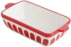 Baking Bread Pan Ceramic Loaf Pan Baking Dishes Toast Baking Pan Bakeware Hand Painted For Baker Home Kitchen -Black -Wilton Shop 41vozpBUgL. AC