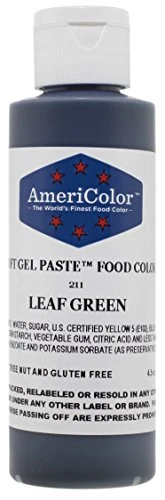 Color Soft Gel Paste Food Color, 4.5-Ounce, Leaf Green