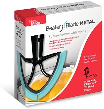 Beater Blade Metal TH-M Compatible With KitchenAid 4.5-5 Qt Tilt-head Stand Mixer, Black 11 Beater Blade Metal TH-M Compatible With KitchenAid 4.5-5 Qt Tilt-head Stand Mixer, Black - Image 9