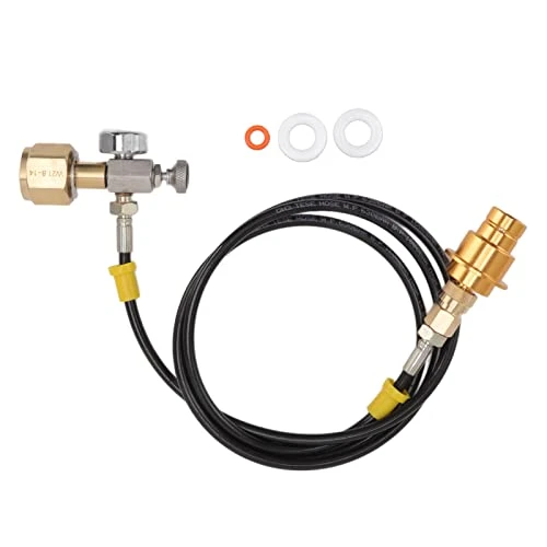 Soda Machine Adapter Hose Kit,1.5m Black Hose With Gold Male Adapter Pressure Gauge Soda Maker Direct Connector Hose Adapter Kit For Soda Machine 3 Soda Machine Adapter Hose Kit,1.5m Black Hose With Gold Male Adapter Pressure Gauge Soda Maker Direct Connector Hose Adapter Kit For Soda Machine
