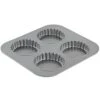 Focus Amco 4 Cup Tartlet Pan Loose Removable Bottom, Each 3.5" X .9" -Wilton Shop 41wXMKhTEDL